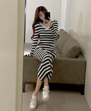 Striped Knitted Dress