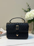 Delta Solid Satchel Bag
