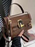 Toggle Switch Satchel Bag