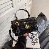 Toggle Switch Satchel Bag