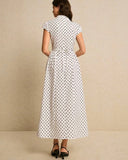 Minimalist Polka Dot Dress