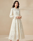 Eyelet Tier Dress