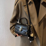 Toggle Switch Satchel Bag