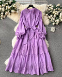 Eyelet Tier Dress