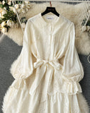 Eyelet Tier Dress