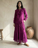 Bohemian Blouse & Skirt Set