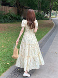 Ditsy Floral Tiered Dress