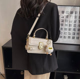 Toggle Switch Satchel Bag
