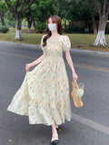 Ditsy Floral Tiered Dress