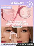 SHEGLAM Insta-Ready Face & Under Eye Setting Powder Duo
