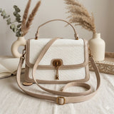 Shore Multi-Color Woven Satchel Bag