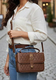 Delta Solid Satchel Bag