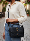 Delta Solid Satchel Bag