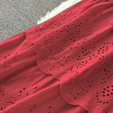 Eyelet Tier Dress
