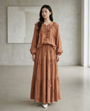 Bohemian Blouse & Skirt Set