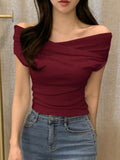 Solid Draped Top