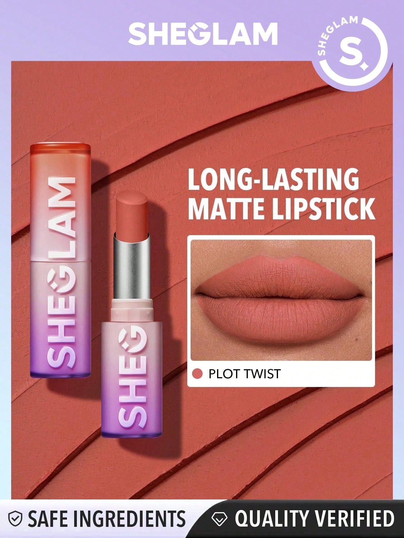 SHEGLAM Dynamatte Boom Long Lasting Matte Lipstick
