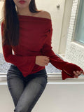 Asymmetric Tie Neck Top