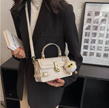 Toggle Switch Satchel Bag