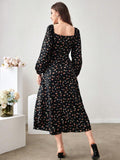 Ditsy Floral Cottagecore Long Dress