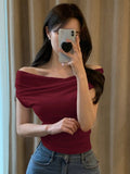 Solid Draped Top