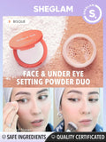 SHEGLAM Insta-Ready Face & Under Eye Setting Powder Duo