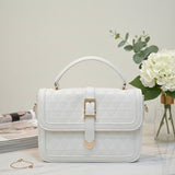 Delta Solid Satchel Bag