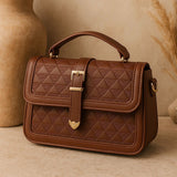 Delta Solid Satchel Bag