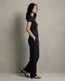 Solid Tee & Trouser Set