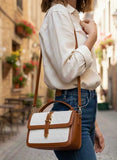 Delta Multi-Color Satchel Bag