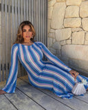 Textured Knit Flared Dress