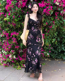 Floral Frill Dress & Cardigan Set