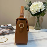 Delta Solid Satchel Bag