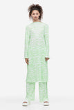 H&M Weave Pleated Dress