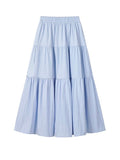 Solid Tiered Skirt