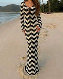 Textured Knit Holiday Dress