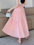 Solid Tiered Skirt