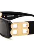 B Rectangle Frame Sunglasses