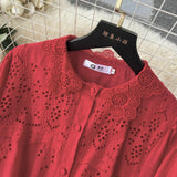 Eyelet Tier Dress