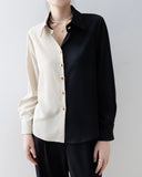 Two-Tone Button Down Shirt