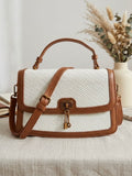 Shore Multi-Color Woven Satchel Bag