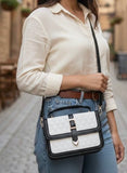 Delta Multi-Color Satchel Bag