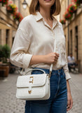 Delta Solid Satchel Bag