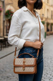 Delta Multi-Color Satchel Bag