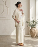 Linen Three Pieces Co-Ord Set