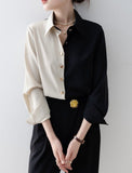 Two-Tone Button Down Shirt