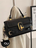 Toggle Switch Satchel Bag