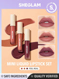 SHEGLAM Matte Allure Mini Liquid Lipstick Set