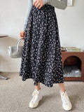 SHEIN DAZY High Waist Ditsy Floral Skirt