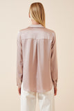 Flowy Solid Satin Shirt